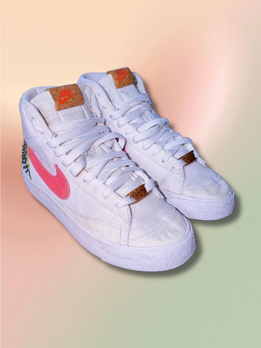 Nike Blazer Mid 77 Catechu Women’s 5 Flora Pack Pink Cork DC9265-101